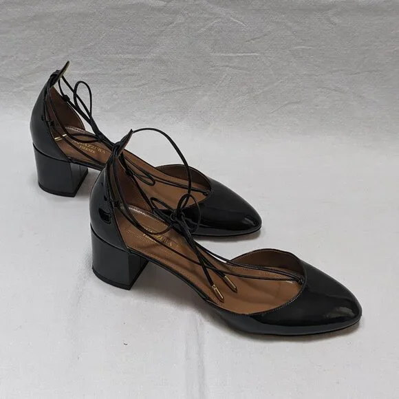 Aquazzura Black Patent Leather Heels - Picture 6 of 9